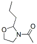 Oxazolidine, 3-acetyl-2-propyl- (9CI)|