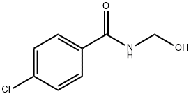 4-クロロ-N-(ヒドロキシメチル)ベンズアミド 化学構造式