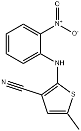 5-Methyl-2-[(2-nitrophenyl)amino]thiophene-3-carbonitrile