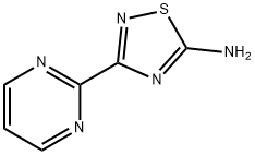 3-(嘧啶-2-基)-1,2,4-噻二唑-5-胺, 138588-24-6, 结构式