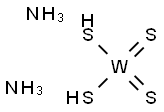 四硫代钨酸铵,13862-78-7,结构式