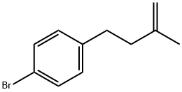4-(4-Bromophenyl)-2-methylbut-1-ene Struktur