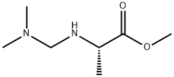 L-Alanine,N-[(dimethylamino)methyl]-,methylester(9CI) Structure