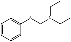 N-ethyl-N-(phenylsulfanylmethyl)ethanamine Structure
