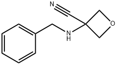 3-(苄基氨基)氧杂环丁烷-3-腈,138650-20-1,结构式