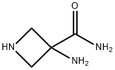 3-AzetidinecarboxaMide, 3-aMino- Structure
