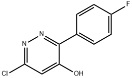 6-CHLORO-3-(4-FLUOROPHENYL)-4-PYRIDAZINOL Structure
