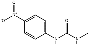 3-甲基-1-(4-硝基苯基)脲 结构式