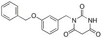 5-benzyloxybenzylbarbituric acid Structure