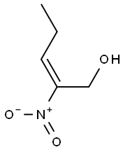 (E)-2-Nitro-2-penten-1-ol Struktur