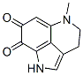 Pyrrolo[4,3,2-de]quinoline-7,8-dione, 1,3,4,5-tetrahydro-5-methyl- (9CI) Struktur