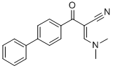 2-[(DIMETHYLAMINO)METHYLENE]-3-(4-BIPHENYLYL)-3-OXO-PROPANENITRILE, 138716-53-7, 结构式