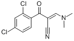 2-[(DIMETHYLAMINO)METHYLENE]-3-OXO-3-(2,4-DICHLOROPHENYL)PROPANENITRILE,138716-56-0,结构式