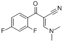 2-(2,4-二氟苯甲酰基)-3-(二甲基氨基)丙烯腈,138716-60-6,结构式