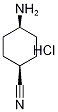 cis-4-CyanocyclohexylaMine hydrochloride, 97% Structure