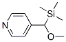 Pyridine, 4-[methoxy(trimethylsilyl)methyl]- (9CI),138761-47-4,结构式