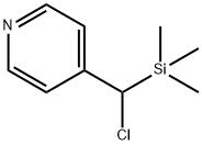 Pyridine, 4-[chloro(trimethylsilyl)methyl]- (9CI) 结构式