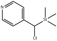 Pyridine, 4-[chloro(trimethylsilyl)methyl]- (9CI) Structure