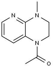 Pyrido[2,3-b]pyrazine, 1-acetyl-1,2,3,4-tetrahydro-4-methyl- (9CI) 结构式