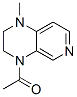 Pyrido[3,4-b]pyrazine, 4-acetyl-1,2,3,4-tetrahydro-1-methyl- (9CI) 结构式