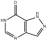 1,4-ジヒドロ-7H-ピラゾロ[4,3-d]ピリミジン-7-オン 化学構造式