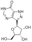 1,4-DIHYDRO-3-BETA-D-RIBOFURANOSYL-7H-PYRAZOLO[4,3-D]PYRIMIDIN-7-ONE Struktur