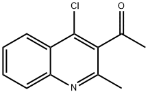 1-(4-CHLORO-2-METHYLQUINOLIN-3-YL)ETHANONE Structure