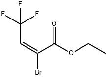 (E)-2-溴-4,4,4-三氟-2-丁烯酸乙酯, 138778-57-1, 结构式