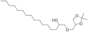 1-[(2,2-Dimethyl-1,3-dioxolan-4-yl)methoxy]-2-hexadecanol Structure