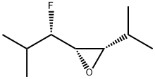 Oxirane, 2-(1-fluoro-2-methylpropyl)-3-(1-methylethyl)-, [2alpha(R*),3ba]- (9CI),138809-46-8,结构式