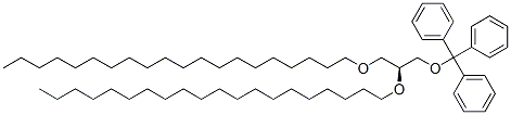[S,(-)]-1-O,2-O-Diicosyl-3-O-trityl-D-glycerol Struktur