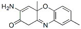 3-amino-1,4a-dihydro-4a,8-dimethyl-2H-phenoxazin-2-one Struktur