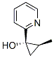 Cyclopropanol, 2-methyl-1-(2-pyridinyl)-, cis- (9CI),138835-96-8,结构式