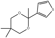 138890-86-5 3-(2,5,5-三甲基-1,3-二氧己环-2-基)噻吩