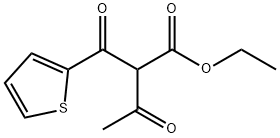 3-OXO-2-(THIOPHENE-2-CARBONYL)-BUTYRIC ACID ETHYL ESTER Struktur