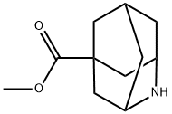 2-Aza-tricyclo[3.3.1.13,7]decane-5-carboxylic acid Methyl ester hydrochloride Struktur