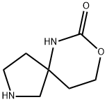 7-Oxo-8-oxa-2,6-diaza-spiro[4.5]decane Struktur