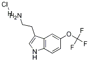 2-(5-(TrifluoroMethoxy)-1H-indol-3-yl)ethanaMine hydrochloride Struktur