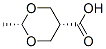 1,3-Dioxane-5-carboxylicacid,2-methyl-,cis-(9CI) Structure