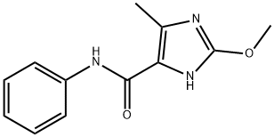 2-METHOXY-5-METHYL-4-PHENYLCARBAMOYLIMIDAZOLE Structure