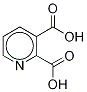 2,3-Pyridinedicarboxylic Acid-d3, 138946-42-6, 结构式