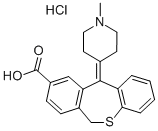 11-(1-메틸-4-피페리딜리덴)-6,11-디히드로디벤조(b,e)티에핀-9-카르브옥실산HCl