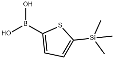 5-TRIMETHYLSILYLTHIOPHENE-2-BORONIC ACID Structure