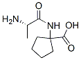 Cyclopentanecarboxylic acid, 1-[(2-amino-1-oxopropyl)amino]-, (S)- (9CI) Structure