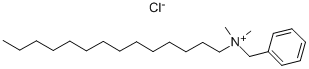Tetradecyldimethylbenzylammonium chloride Struktur