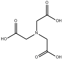 ニトリロ三酢酸 化学構造式