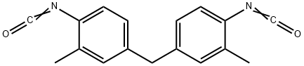 4,4'-二异氰酸基-3,3'-二甲基二苯基甲烷,139-25-3,结构式