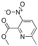 2-Pyridinecarboxylicacid,6-methyl-3-nitro-,methylester(9CI) Structure