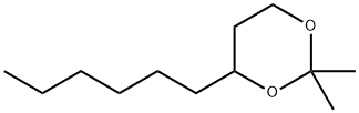(R)-(+)-4-HEXYL-2 2-DIMETHYL-1 3- 化学構造式