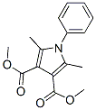 dimethyl 2,5-dimethyl-1-phenyl-pyrrole-3,4-dicarboxylate 结构式